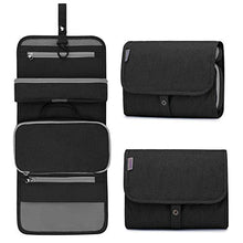 Carica l'immagine nel visualizzatore di Gallery, Wind Took Bolsa da Toilette Beauty Case Viaggio Wash Bag Appendibile Nero