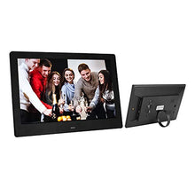 Carica l'immagine nel visualizzatore di Gallery, Cornice fotografica digitale, schermo elettronico 16: 9 LED HD, 1024 x 600...
