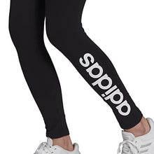 Carica l'immagine nel visualizzatore di Gallery, adidas Essentials High-Waisted Logo Leggings Leggings, Black/White, M Donna