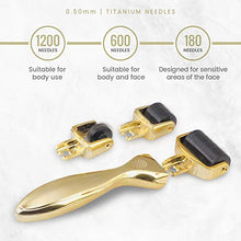 Carica l'immagine nel visualizzatore di Gallery, DERMAROLLER 3 in 1 – Micro aghi da 0.5mm per Viso e Corpo – 3 Derma Roller - Ilgrandebazar