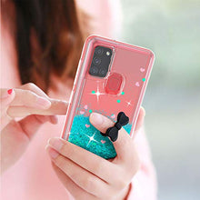 Carica l'immagine nel visualizzatore di Gallery, LeYi per Cover Samsung Galaxy A21S Custodia Glitter con HD Turquoise