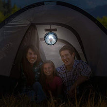 Carica l'immagine nel visualizzatore di Gallery, REENUO Ventilatore Campeggio con Tenda LED, Ventola da Tavolo Portatile USB,...