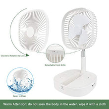 Carica l'immagine nel visualizzatore di Gallery, Ventilatore da Tavolo Portatile, Pavimento Regolabile in...