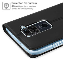 Carica l'immagine nel visualizzatore di Gallery, AROYI Cover Xiaomi Redmi Note 9 Nero+HD Pellicola Protettiva,Custodia Flip...