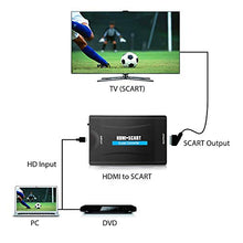 Carica l'immagine nel visualizzatore di Gallery, HDMI a SCART convertitore adattatore to 1080p a SCART,...