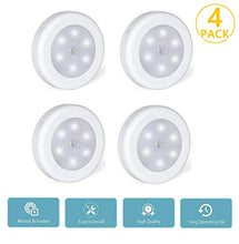 Carica l'immagine nel visualizzatore di Gallery, Foonii Set 4 pezzi Luce Notturna Sensore di Movimento con magnetica,... - Ilgrandebazar