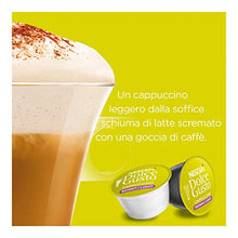 Carica l'immagine nel visualizzatore di Gallery, Nescafé Dolce Gusto Cappuccino Light, 3 Confezioni da 16 Capsule (48 Capsule)