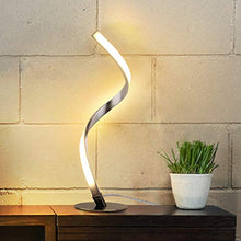 Carica l'immagine nel visualizzatore di Gallery, Albrillo lampada da tavolo a spirale, moderna letto a LED, Spirale - Ilgrandebazar