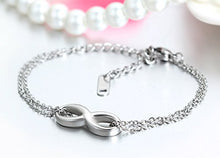Carica l'immagine nel visualizzatore di Gallery, JewelryWe Gioielli Bracciale da Uomo Donna, Infinito Acciaio Donna - Ilgrandebazar