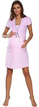 Carica l'immagine nel visualizzatore di Gallery, Italian Fashion IF Camicia da Notte Premaman F2L3C3T1 0114 M, Rosa
