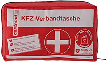 Carica l'immagine nel visualizzatore di Gallery, Cartrend 7730042 kit di primo soccorso rosso, DIN 13164, con misure di... - Ilgrandebazar