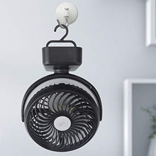 Carica l'immagine nel visualizzatore di Gallery, REENUO Ventilatore Campeggio con Tenda LED, Ventola da Tavolo Portatile USB,...