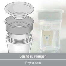 Carica l'immagine nel visualizzatore di Gallery, NUK Magic Cup Bicchiere Antigoccia per Bambini, Bordo 360°, 8+ Blu (Nuovo) - Ilgrandebazar