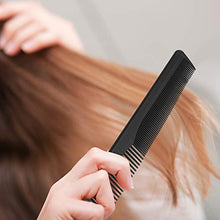 Carica l'immagine nel visualizzatore di Gallery, 12 Pezzi Pettine per Capelli Nero Pettini da Parrucchiere in Plastica,... - Ilgrandebazar