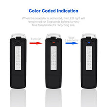 Carica l'immagine nel visualizzatore di Gallery, SMARTEX | Mini Registratore Vocale 8GB / 150 ore USB Audio - microfono Spia...