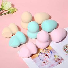 Carica l'immagine nel visualizzatore di Gallery, Spugnette Make Up Spugnetta Soffice Make-up Trucco Makeup Senza Acquamarina