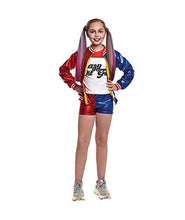 Carica l'immagine nel visualizzatore di Gallery, Costume Harley Quinn Joker's Baby Girl per Carnevale 2-4 annoni, Rosso E Blu - Ilgrandebazar