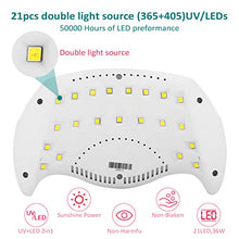 Carica l'immagine nel visualizzatore di Gallery, NAVANINO Lampada UV LED, Può Curare Rapidamente i Raggi Gel gel... - Ilgrandebazar