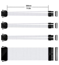 Carica l'immagine nel visualizzatore di Gallery, upHere ttmod Sleeved Cable - Cavo prolunga per NSC30 series, NSC30WT bianca