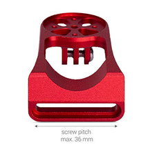 Carica l'immagine nel visualizzatore di Gallery, kwmobile Supporto manubrio compatibile con Garmin Edge/Bryton rosso