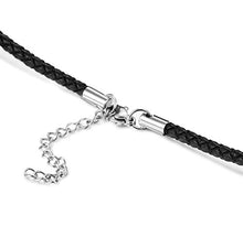 Carica l'immagine nel visualizzatore di Gallery, BESTEEL Gioielli 3MM in Pelle Ciondolo Tai Chi Collana per Uomo E Donna... - Ilgrandebazar