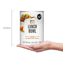Carica l'immagine nel visualizzatore di Gallery, nu3 Lunch Bowl Lenticchie BIO 400 g - Piatto pronto sano con spezie...