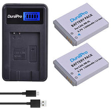 Carica l'immagine nel visualizzatore di Gallery, Durapro - Batteria NB-6L, NB-6LH + caricatore USB LCD per fotocamere Canon...