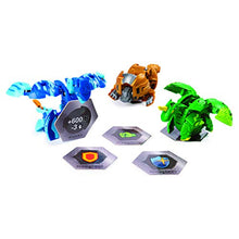 Carica l'immagine nel visualizzatore di Gallery, Bakugan- Starter Pack, 3 Sfere, 2 Classici e 1 Ultra, Lion Gold, Pegasus...