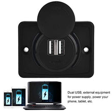 Carica l'immagine nel visualizzatore di Gallery, Presa usb auto, di ricarica per caricabatterie con porta USB ABS...