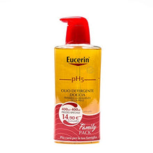 Carica l'immagine nel visualizzatore di Gallery, Eucerin PH5 Olio Detergente Doccia Family Pack 2X400 ml - Ilgrandebazar