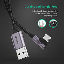 Carica l'immagine nel visualizzatore di Gallery, UGREEN 2 Pezzi 1m 2m Cavo USB C 90 Gradi 3A Supporta Ricarica Rapida QC 3.0... - Ilgrandebazar