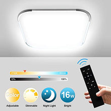 Carica l'immagine nel visualizzatore di Gallery, Hengda 16W LED plafoniera a dimmerabile, 1440LM Lampada da 16w Dimmerabile