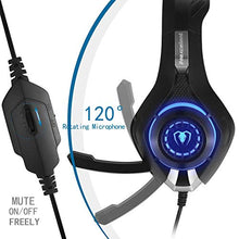 Carica l'immagine nel visualizzatore di Gallery, Beexcellent GM-1, Cuffie Gaming con microfono da Gioco Bass Nero/Blu