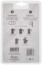 Carica l'immagine nel visualizzatore di Gallery, Bialetti 0800001 3 Guarnizioni e 1 Piastrina, 1 Tazza, multi