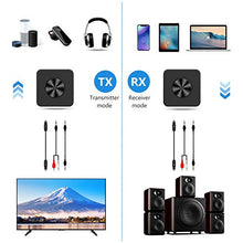Carica l'immagine nel visualizzatore di Gallery, Yuanguo 【2019 Nuova Versione】 Trasmettitore e Ricevitore Bluetooth 5.0, Nero