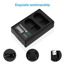Carica l'immagine nel visualizzatore di Gallery, Powerextra - Caricabatteria Dual USB con display LCD, funziona con...