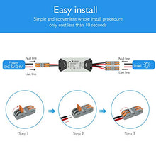 Carica l'immagine nel visualizzatore di Gallery, eMylo Smart Wireless RF Relay Switch DC 12V 2 canali Telecomando 2 pacchi