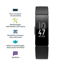 Carica l'immagine nel visualizzatore di Gallery, Fitbit Inspire, Tracker per Fitness e Benessere Nero