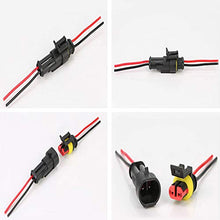 Carica l'immagine nel visualizzatore di Gallery, moinkerin 5 Pezzi Connettori Elettrici Impermeabili per Auto a 2 Pin Spina...