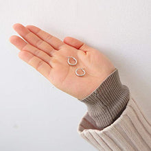 Carica l'immagine nel visualizzatore di Gallery, Orecchini a cerchio in argento Sterling da 13 mm, idea regalo per ragazze...