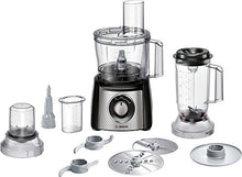 Carica l'immagine nel visualizzatore di Gallery, Bosch MCM3501M MultiTalent 3-Robot da Cucina Compatto, 800 W, Plastica,...