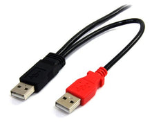 Carica l'immagine nel visualizzatore di Gallery, StarTech.Com Cavo a Doppia Alimentazione per Disco Rigido Esterno HDD a...