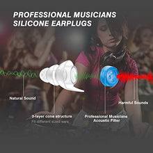 Carica l'immagine nel visualizzatore di Gallery, Musicisti Tappi per le orecchie, Hearprotek Riduzione del rumore clear5 - Ilgrandebazar