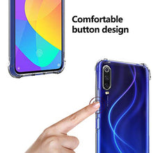 Carica l'immagine nel visualizzatore di Gallery, Ferilinso Cover per Xiaomi Mi 9 Lite Cover, [Rinforzare la Trasparente