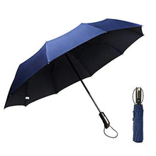 Carica l'immagine nel visualizzatore di Gallery, Ombrello Antivento Pieghevole Automatico, Massway Portatile Auto Open &amp; Blu