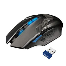Carica l'immagine nel visualizzatore di Gallery, TECKNET Mouse da Gioco Wireless, Raptor 2.4G Gaming, per Nero