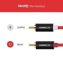 Carica l'immagine nel visualizzatore di Gallery, Cavo audio RCA, 2RCA Maschio a 2 RCA Audio Stereo per CD, 1M