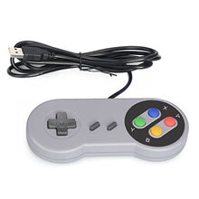 Carica l'immagine nel visualizzatore di Gallery, Rii Gaming GP100 - Coppia di Gamepad Controller USB Super Nintendo Grigio
