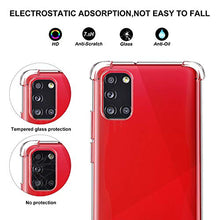 Carica l'immagine nel visualizzatore di Gallery, HOUROC per Samsung Galaxy A31 Cover+Vetro Temperato Pellicola,[3 Trasparente
