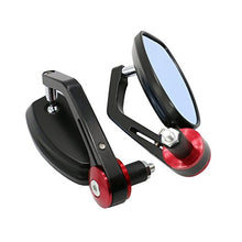 Carica l'immagine nel visualizzatore di Gallery, ViZe 7/8" 22mm Specchietti Moto Retrovisori Specchio Posteriore Per rosso - Ilgrandebazar